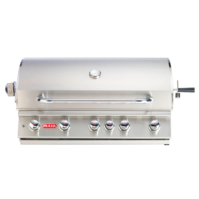 Bull Brahma BBQ  Built-in 5 Burner Light & Rotisserie & Rear Burner LP