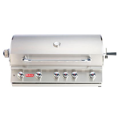 Bull Brahma BBQ  Built-in 5 Burner Light & Rotisserie & Rear Burner LP