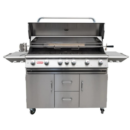 Bull Diablo BBQ Built-in grill 6 Burner Gas with Light & Rotisserie & Rear Burner LP