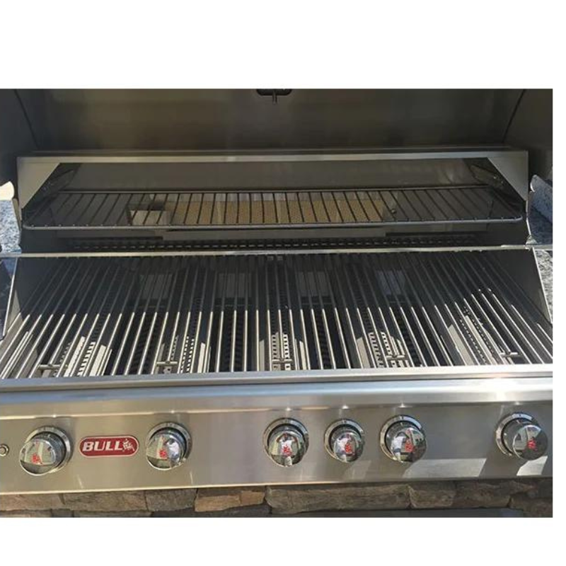 Bull Brahma BBQ  Built-in 5 Burner Light & Rotisserie & Rear Burner LP