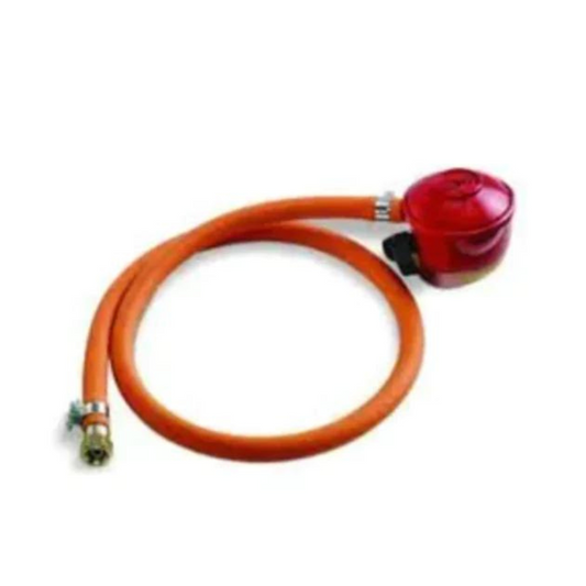 BBQ Regulator Kit 37 mbar + 8mm rubber hose 1.5m (EN16436)